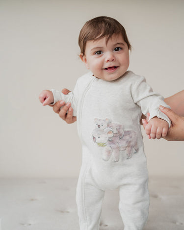 Bebe - Bailey Koala LS Zip Onesie